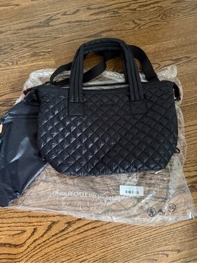 MZ WALLACE Sutton Medium Bag - black quilted